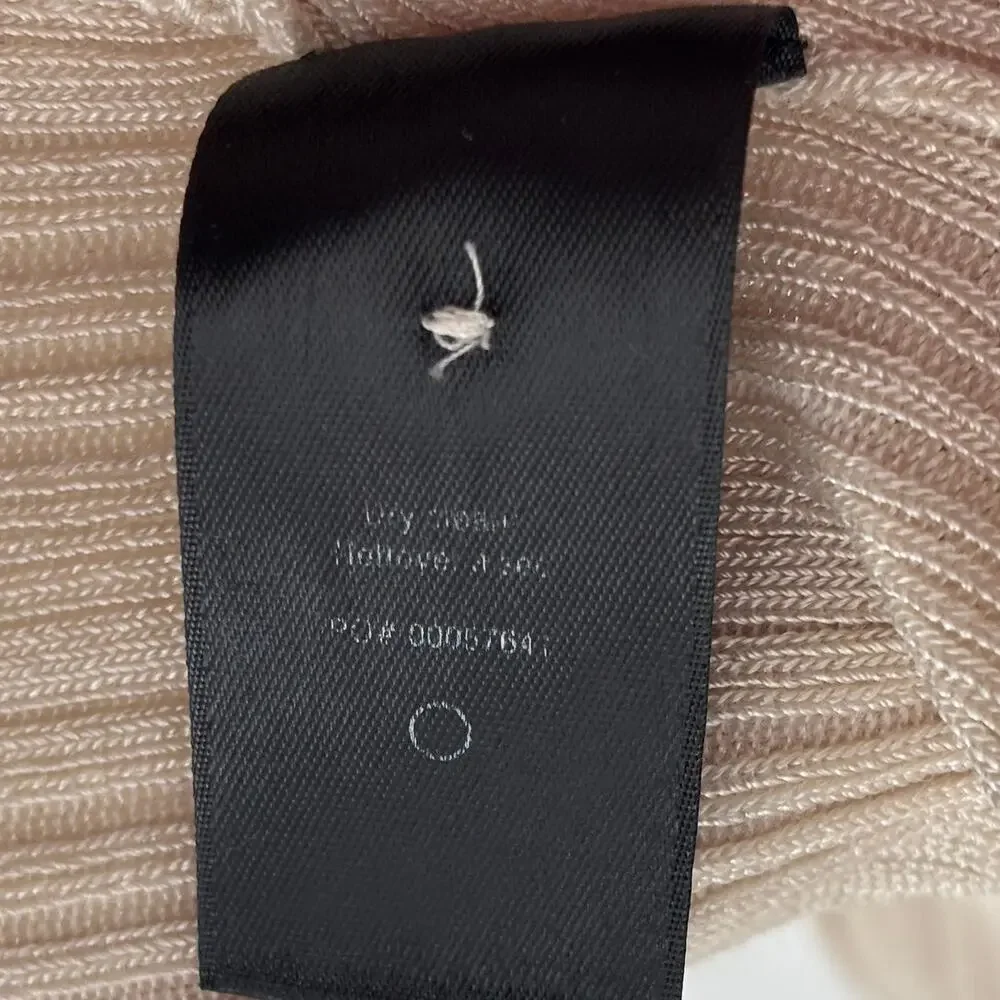 Rag & Bone Champagne Gold Pacey V Neck Button Down Cardigan Sweater